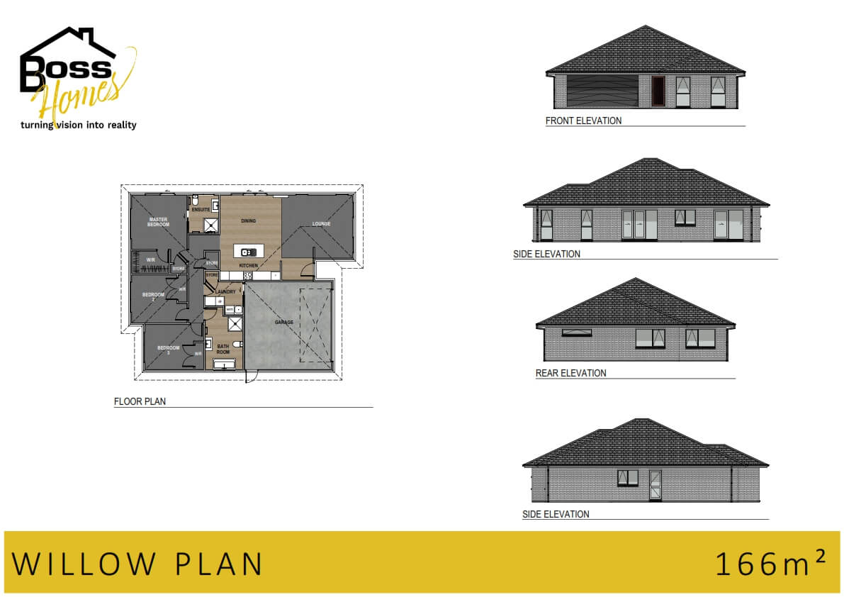 Boss Homes Willow Plan 166m2